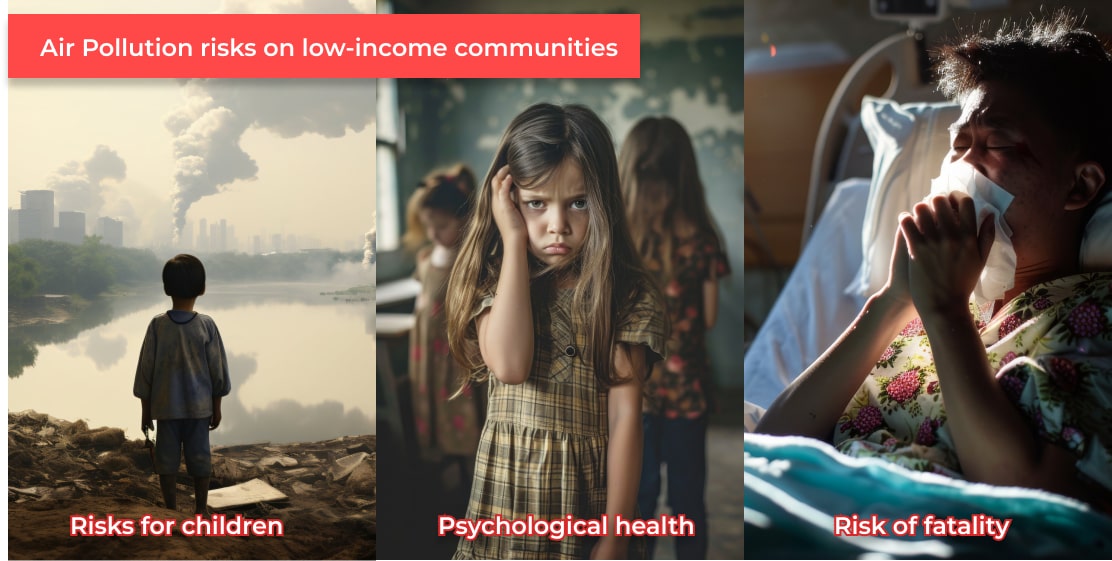 3 risks of air pollution on low income communities