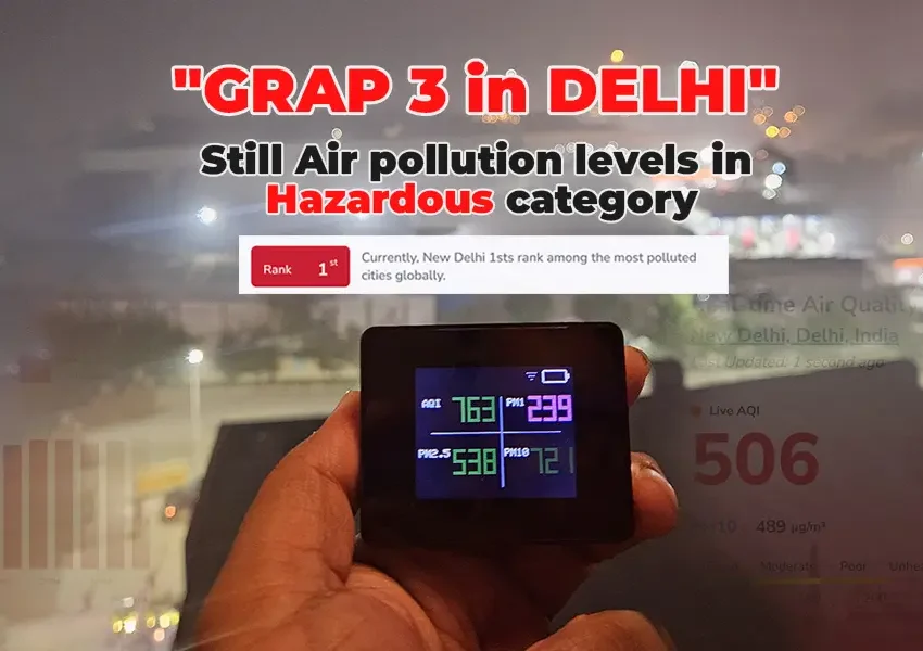 GRAP-3 in Delhi yet Hazardous air pollution levels: How effective on the condition?