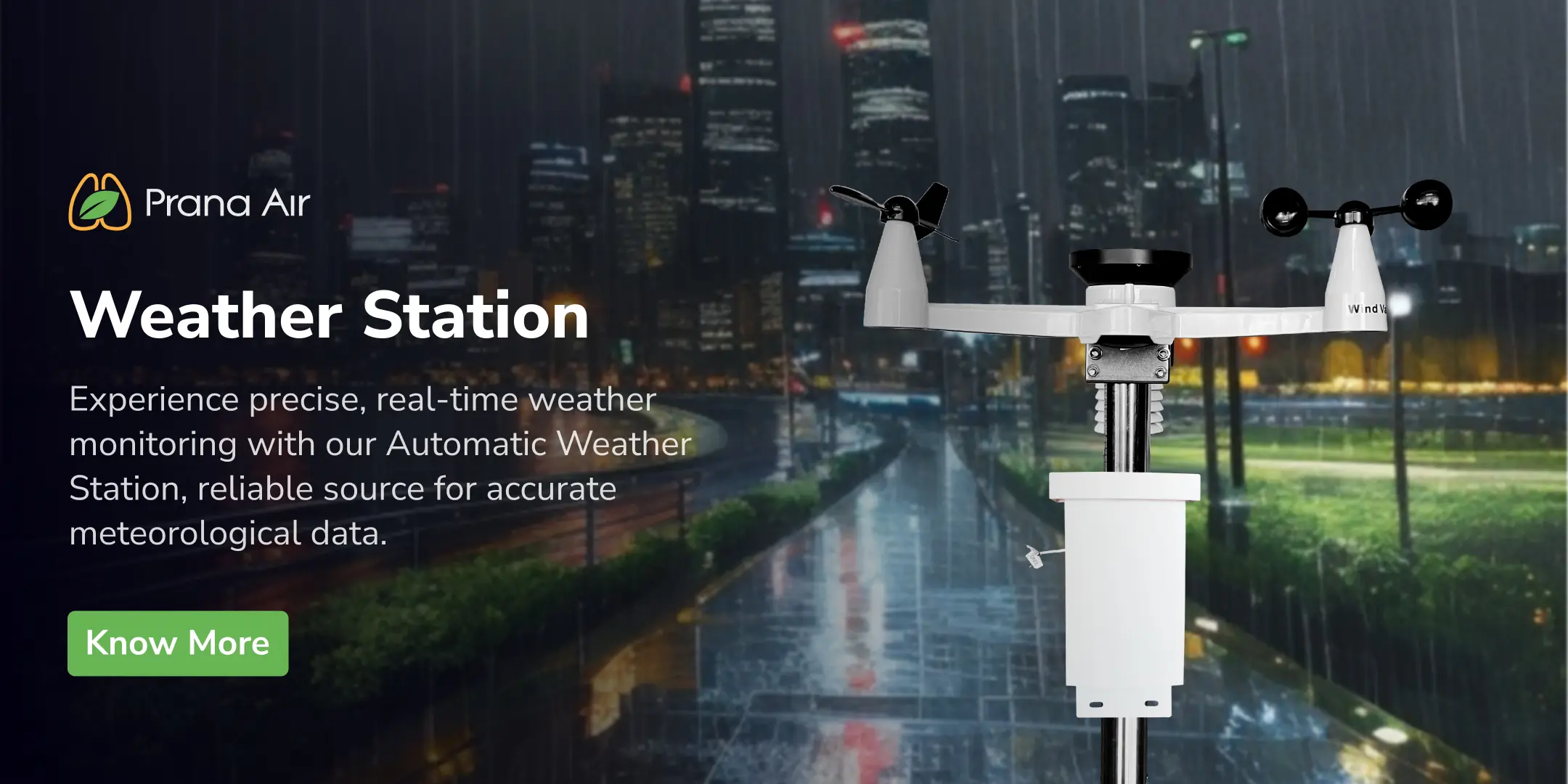 Prana Air automatic Weather Station